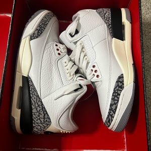 Brand new in the box Jordan 3’s